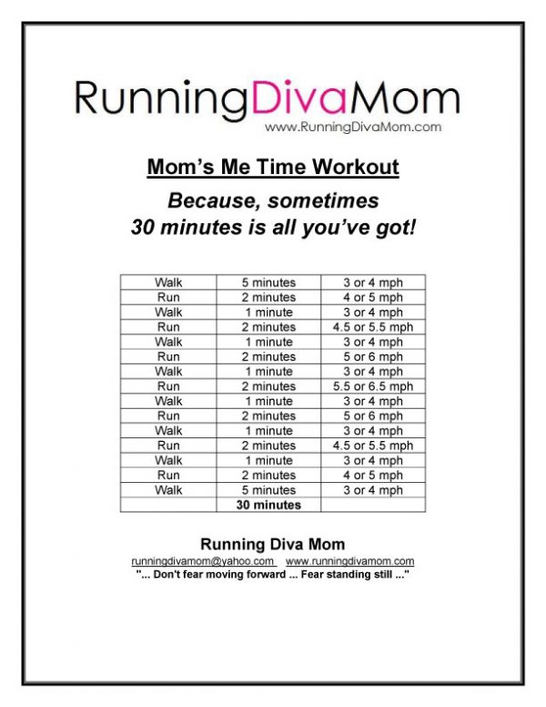 Mom's Me Time Workout - 30 minutes