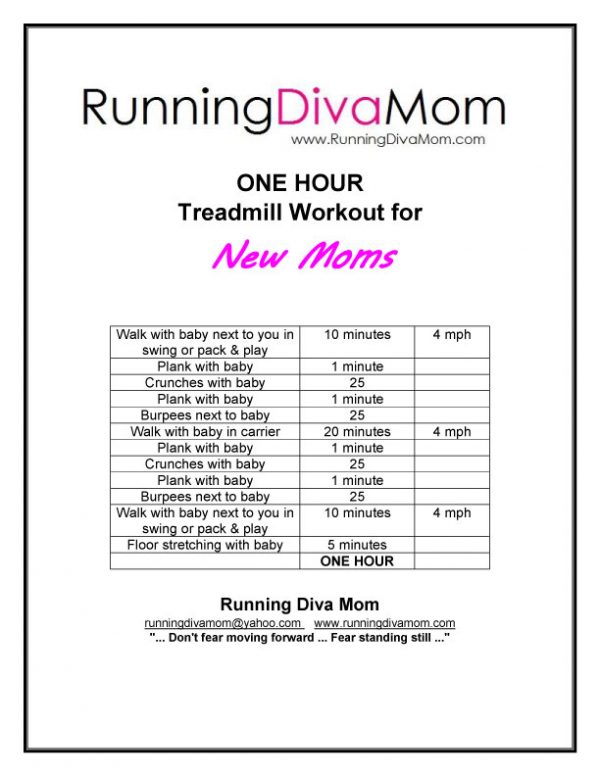 Treadmill Workout for New Moms